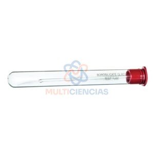 tubo de vidrio de laboratorio