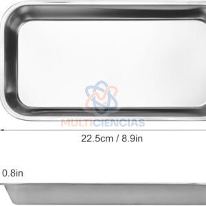 Bandeja de disección de metal 9x20mm