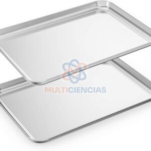 Bandeja en acero inox 45x35x2.8cm