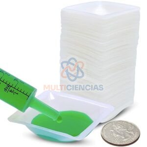 Platillos para pesar plásticos 5 ml plásticas blancas 5 ml