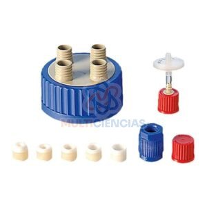 Tapón de conexión de cuatro puertos gls80, 4xgl 18, pp con junta de epdm