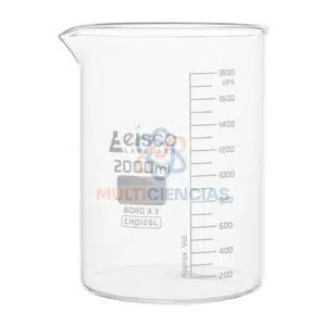 Vaso de vidrio forma baja Labglass