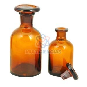 Frasco ámbar tapa esmerilada Labglass