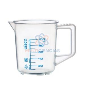 Vaso con mango escala azul Eisco Labs